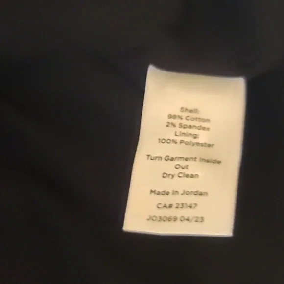 NWT Talbots Black Jacket with White Trim Size 6 - Picture 7 of 11